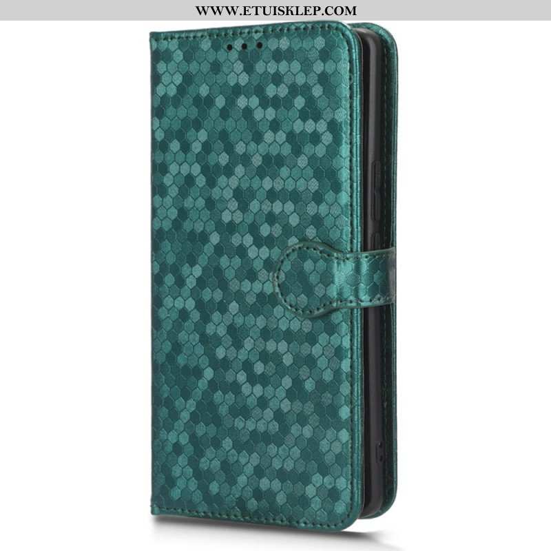 Etui Folio do Honor Magic 5 Lite z Łańcuch Wzór 3d Na Ramiączkach